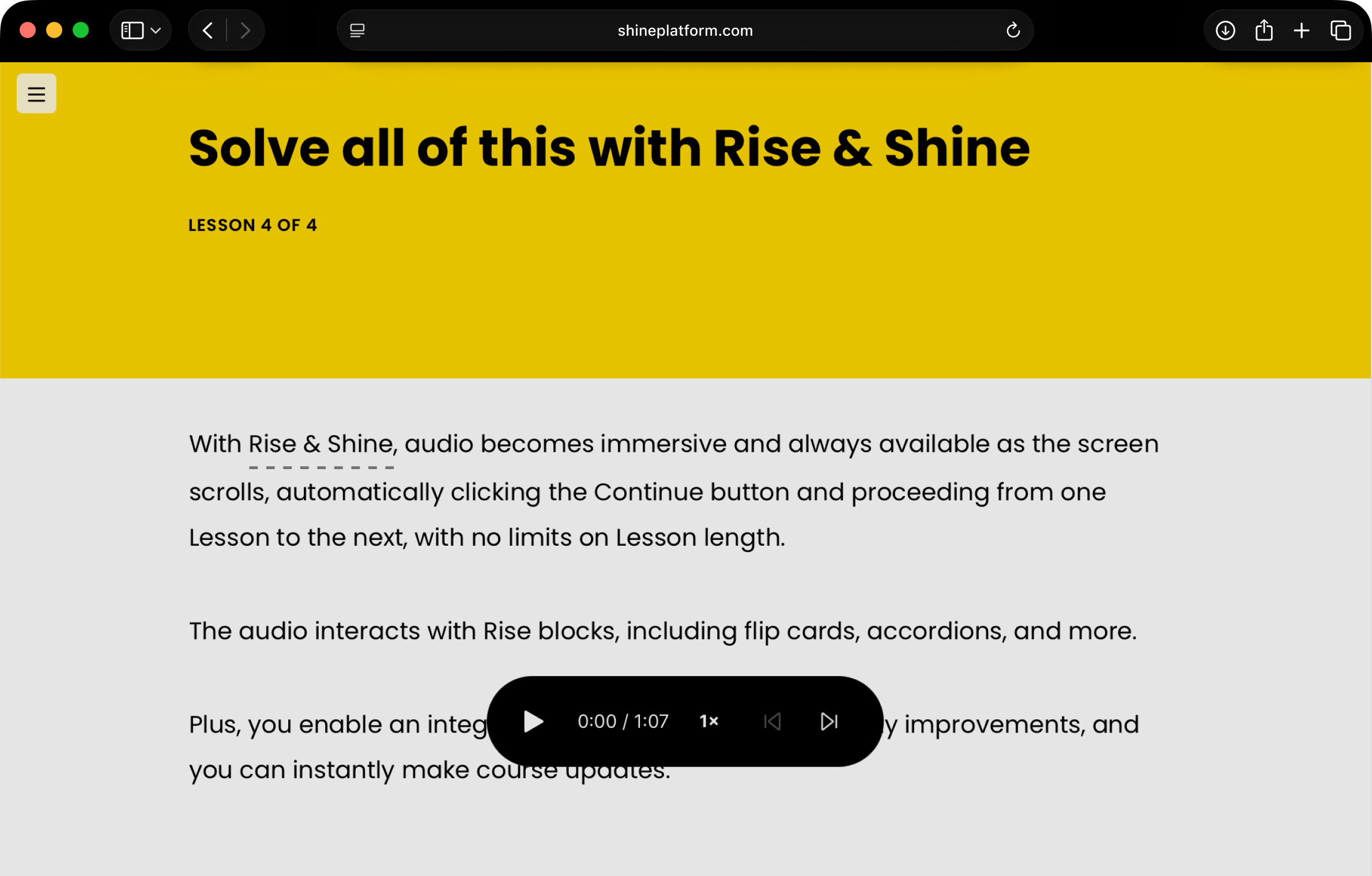 Shine Content